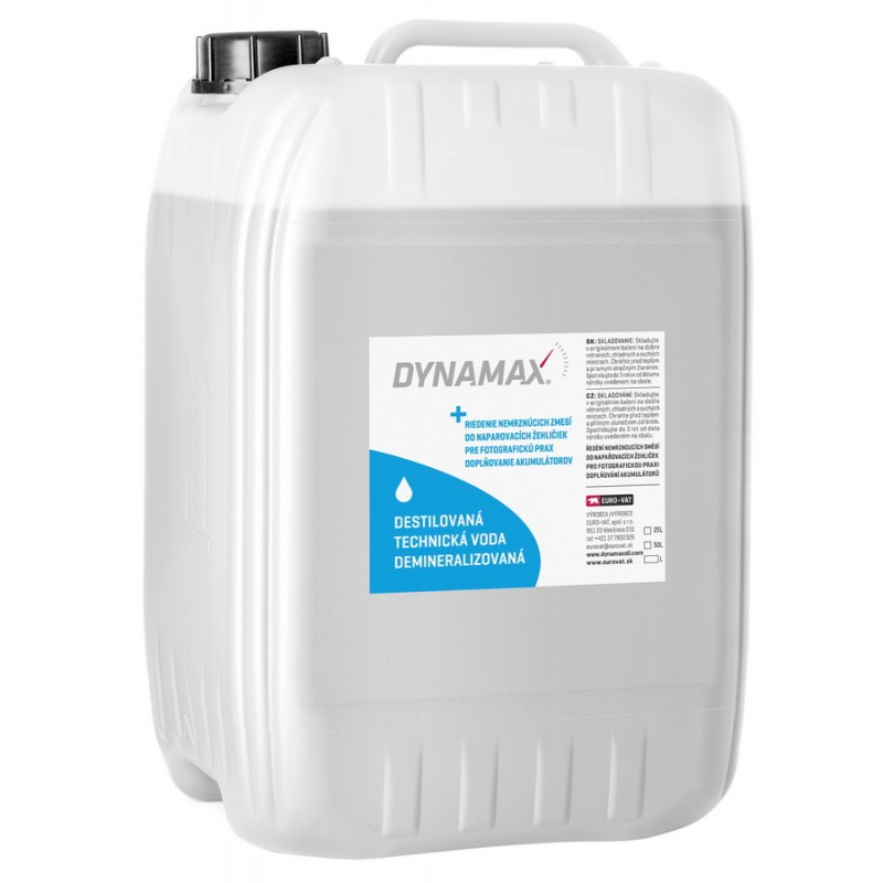 DYNAMAX DEMINERALIZOVANÁ TECHNICKÁ VODA
